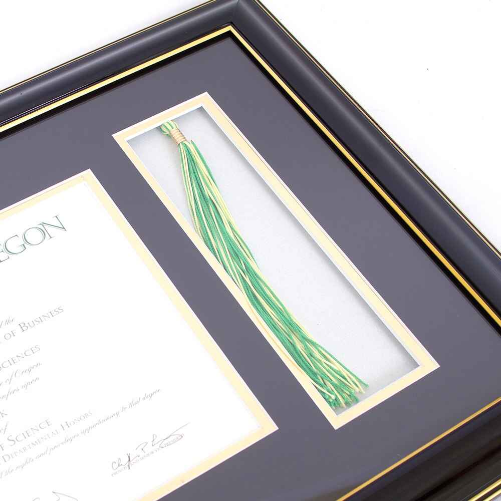Oregon Seal, Josten's, Black, Frames & Albums, Grad, Diploma Frame, Tassel display, Classic, Gold Foil, Seal, 909483